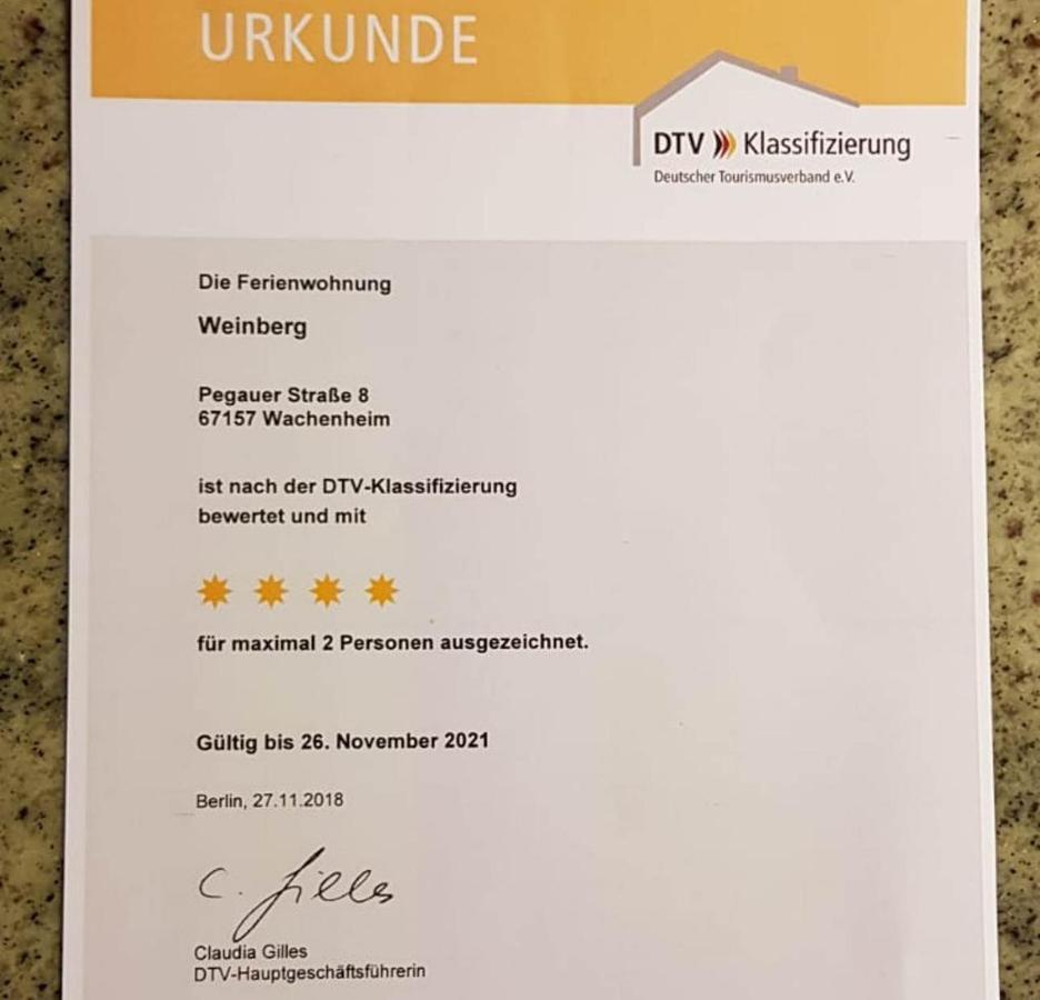 Ferienwohnung Weiß Wachtenburg Wachenheim an der Weinstraße Exterior foto